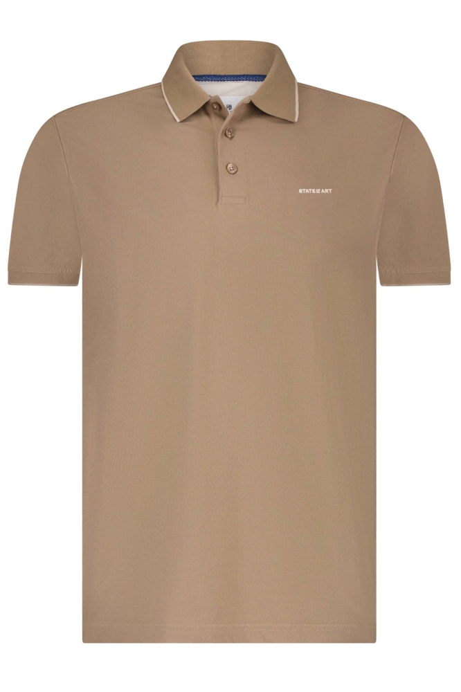 PIQUE POLO MET STREEPDETAILS 46115400 1600